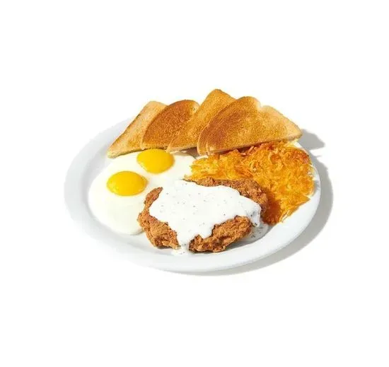 Country Fried Steak & Eggs