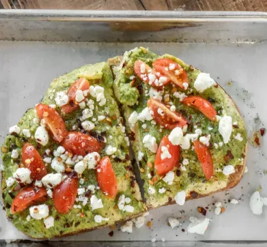 Avo Hummus Toast