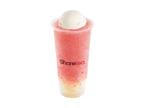 #38. Strawberry Ice Blended With Lychee Jelly & Ice Cream
