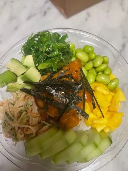 salmon poke bowl