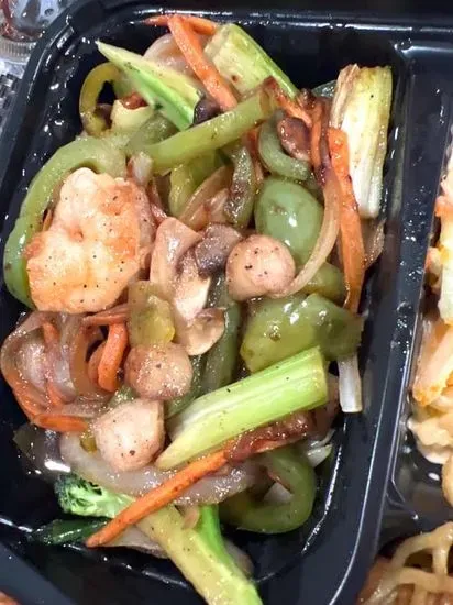 Shrimp and Scallop Hibachi