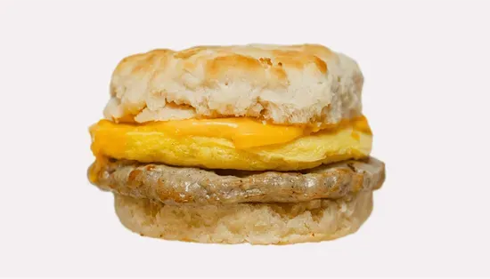 Spicy Sausage, Pepper Jack & Egg Jalapeno Biscuit