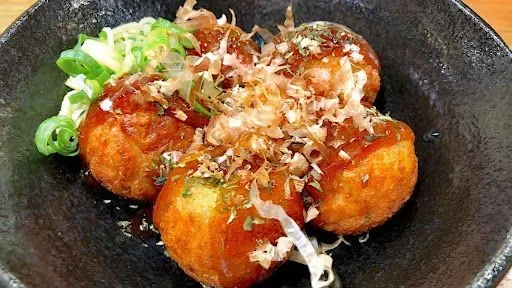 Crispy Takoyaki - Fried Takoyaki Octopus Balls  5 Pieces