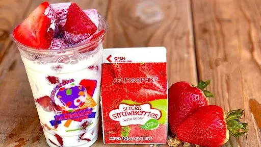Fresas Congeladas Con Crema