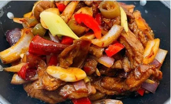Braised Pork Intestine 干锅肥肠🌶️🌶️
