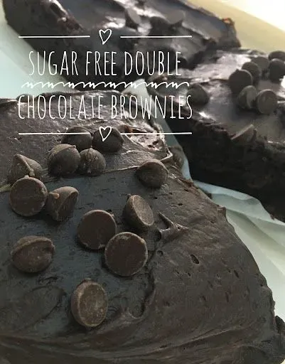 Sugar Free Double Chocolate Brownies