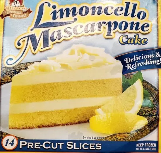 Limoncello mascarpone  cake 