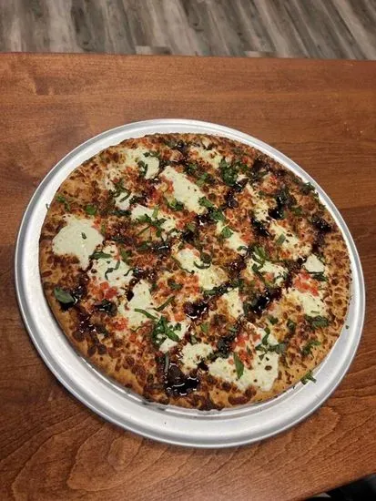 White Caprese Pizza 10 inch