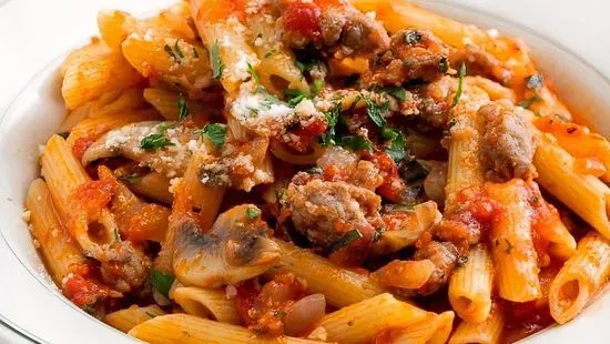 To-Go Penne with Italian Sausage Lunch