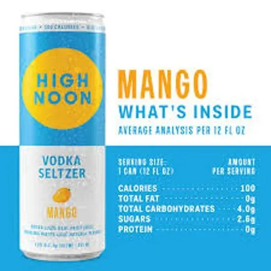 High Noon Vodka seltzer