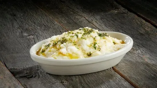 Mashed Potatoes Topped with Herb Butter