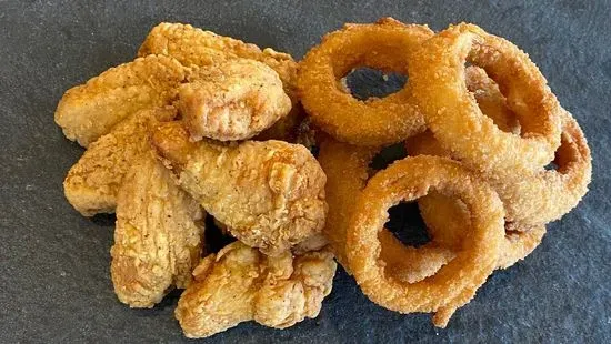 Wings (6) & Onion Rings