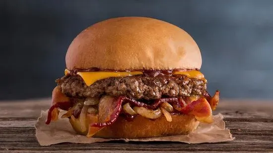 Cheddar Bacon BBQ Burger