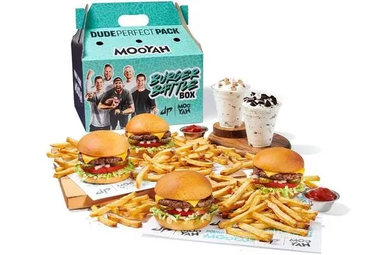 Dude Perfect Battle Box With Two Little Moo Shakes