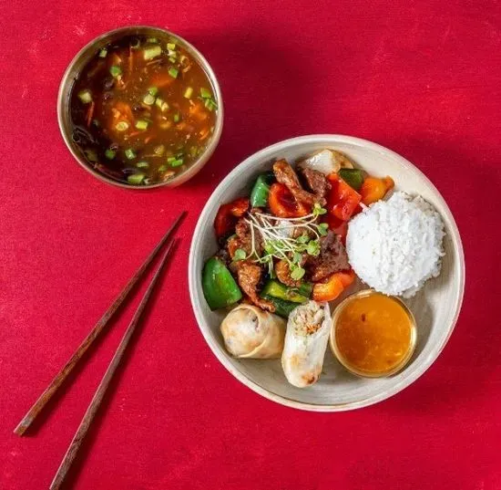 Lunch Combo - Pepper Steak