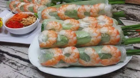 PT 90--Gỏi Cuốn Tôm Thit--Meat and shrimps spring rolls-- 30 rolls---------------------------------