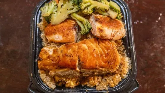 D- Hibachi Salmon