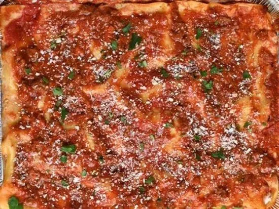 Small Tray Meat Lasagna