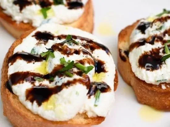 Small Tray Ricotta Crostini