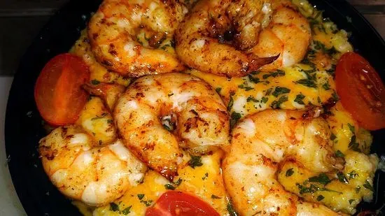 Shrimp and Grits Platter