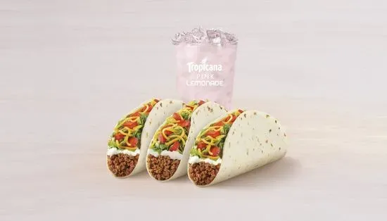 3 Supreme Soft Tacos Combo