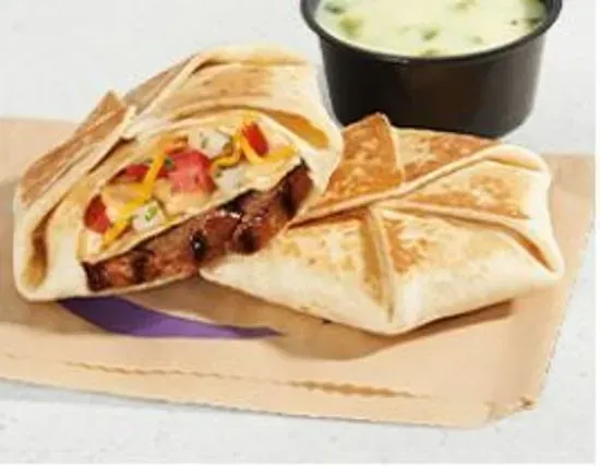 Steak & Queso Crunchwrap Sliders