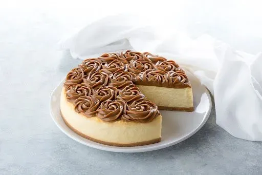 9 Inch Original Caramel Rosette Cheesecake