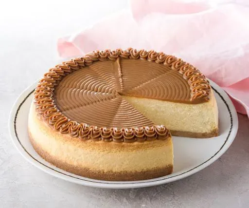 9 Inch Classic Caramel Cheesecake