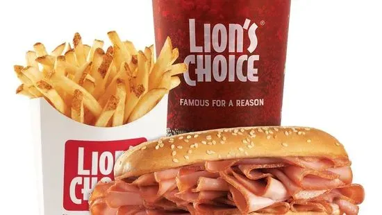 Large Ham Meal - 45% More Ham on a Steak Bun