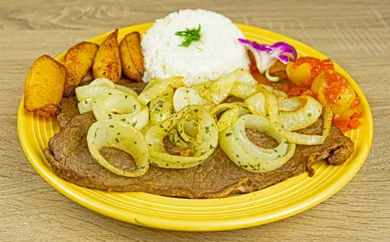 Bistec Encebollado