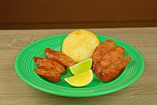 Chorizo con Arepita