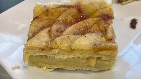 French apple custard tart