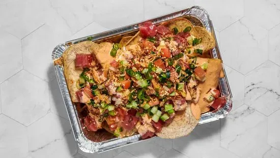 Poke on Samoan fries