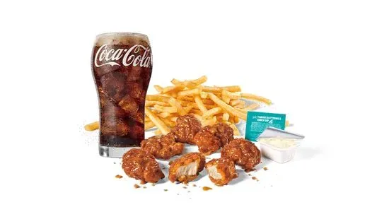 Large 6pc Smoke Show Smoky BBQ Crispy Boneless Wings Combo