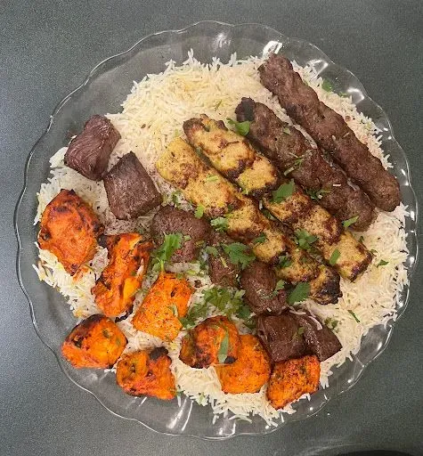 Kabab Rice Platter