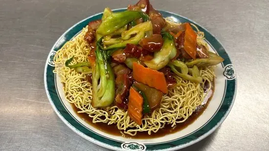 Pork , Chicken or Beef Pan Fried Noodle