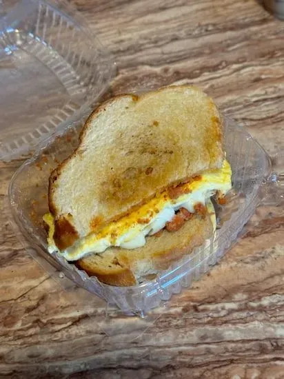 Chourico, Egg, Cheese Melt