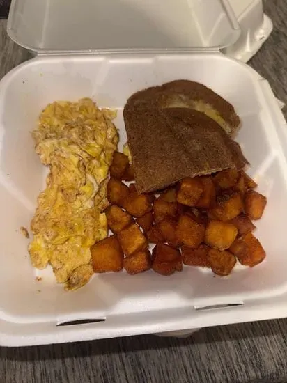 3 Eggs, Home Fries and Toast