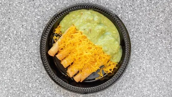 5 Rolled Tacos Cheese w/ Guacamole
