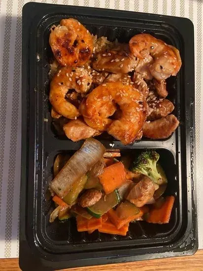 Hibachi Chicken and Shrimp