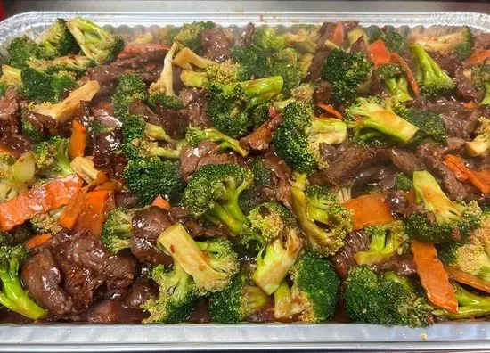 Beef Broccoli Tray-芥兰牛派对餐