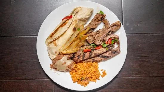 Fire-Charred Skirt Steak Fajitas