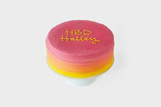 Sunset Ombre Cake