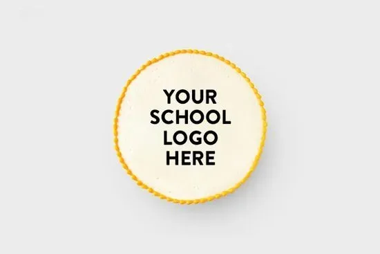 YOUR SCHOOL LOGO Graduation Cake