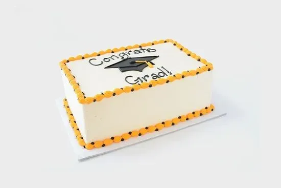 Congrats Grad 1/4 Sheet Cake
