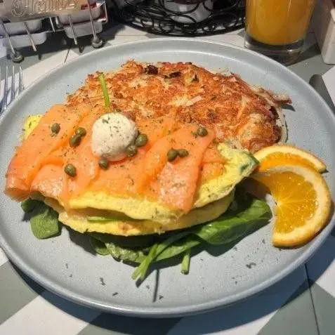 Lox & Cream Cheese Cheese Omelette