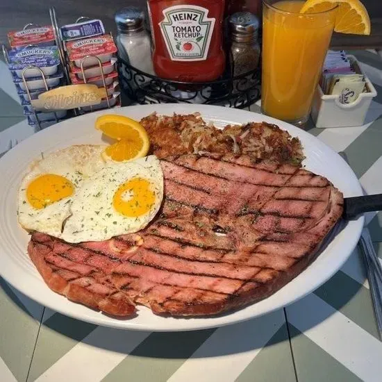 Big Bone-In Country Ham Steak & Eggs