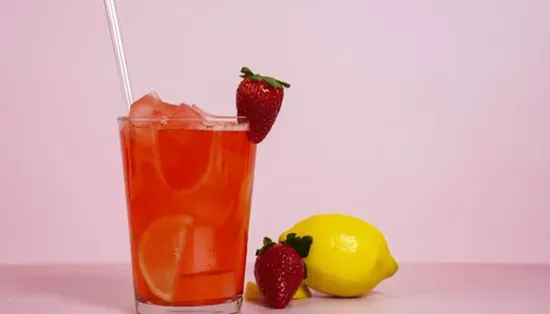 Zesty Strawberry Soda