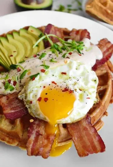 Bacon Eggle Waffle