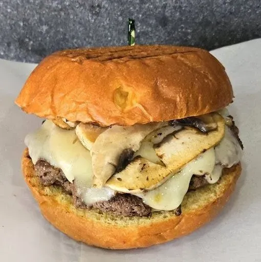 Mushroom Swiss Burger
